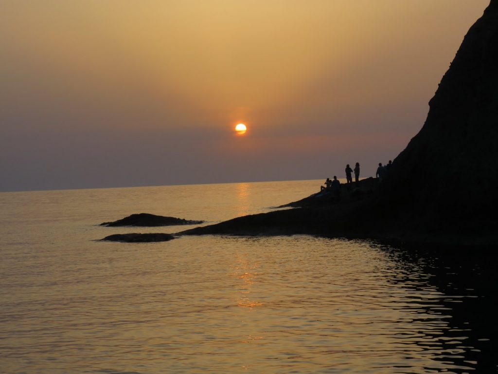 Tramonto a Salina
